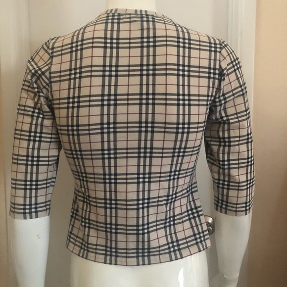 Burberry Nova Check Half Sleeve Top - Picture 5 of 11